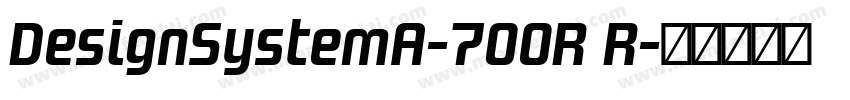 DesignSystemA-700R R字体转换